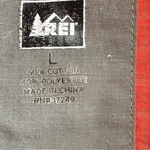 REI Plaid Snap Front Shirt Short Sleeve Size Large Casual Performance - Picture 5 of 5